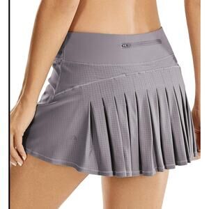 Crz Yoga Feathery-Fit Mid Rise Tennis Skirt Skort